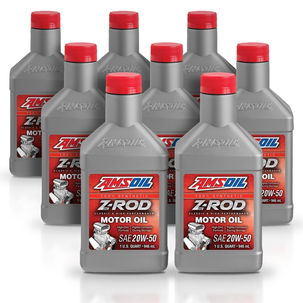 [KIT-AMZRFQT-8L] Kit 8 Litros SAE 20W50 Z-ROD™ Synthetic Motor Oil AMSOIL