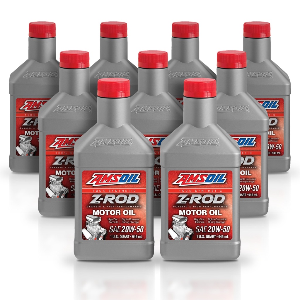 [KIT-AMZRFQT-9L] Kit 9 Litros SAE 20W50 Z-ROD™ Synthetic Motor Oil AMSOIL