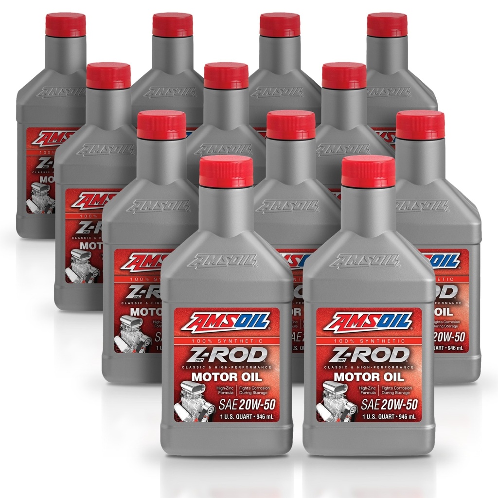 [KIT-AMZRFQT-12L] Kit 12 Litros SAE 20W50 Z-ROD™ Synthetic Motor Oil AMSOIL