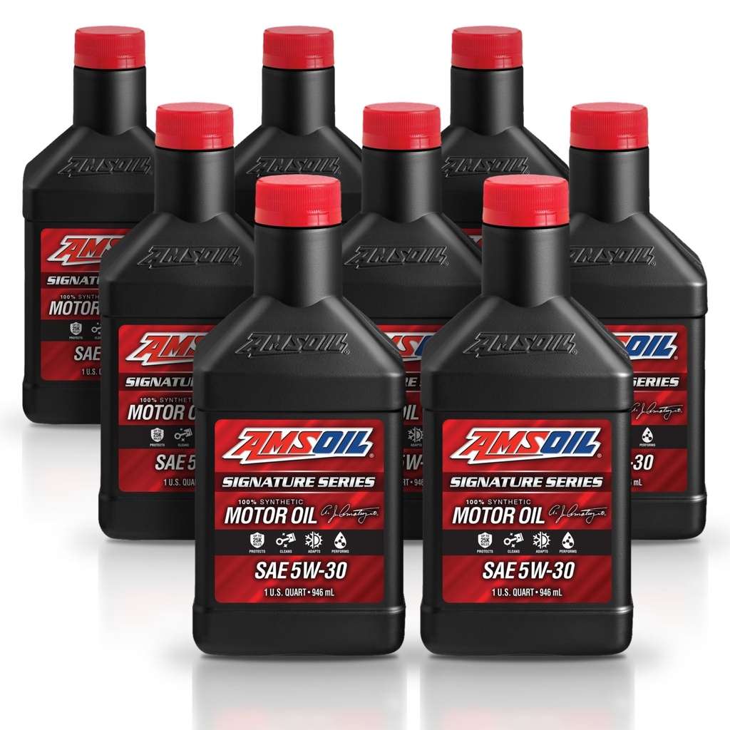 [KIT-AMASLQT-8L] Kit 8 Litros SAE 5W30 Synthetic Motor Oil AMSOIL