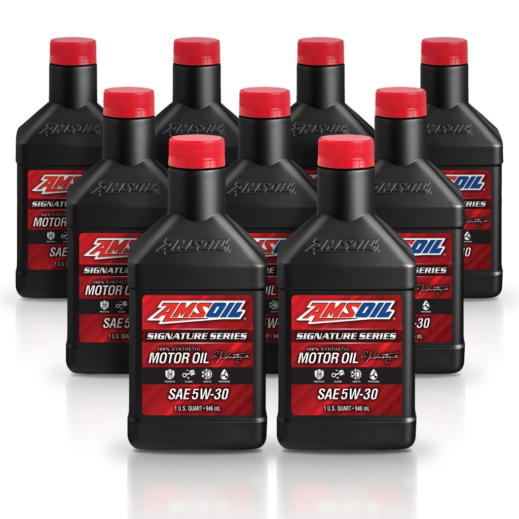[KIT-AMASLQT-9L] Kit 9 Litros SAE 5W30 Synthetic Motor Oil AMSOIL