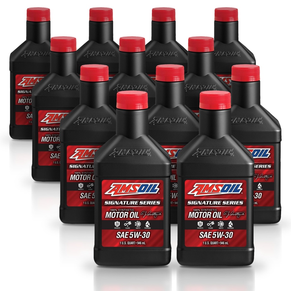 [KIT-AMASLQT-12L] Kit 12 Litros SAE 5W30 Synthetic Motor Oil AMSOIL
