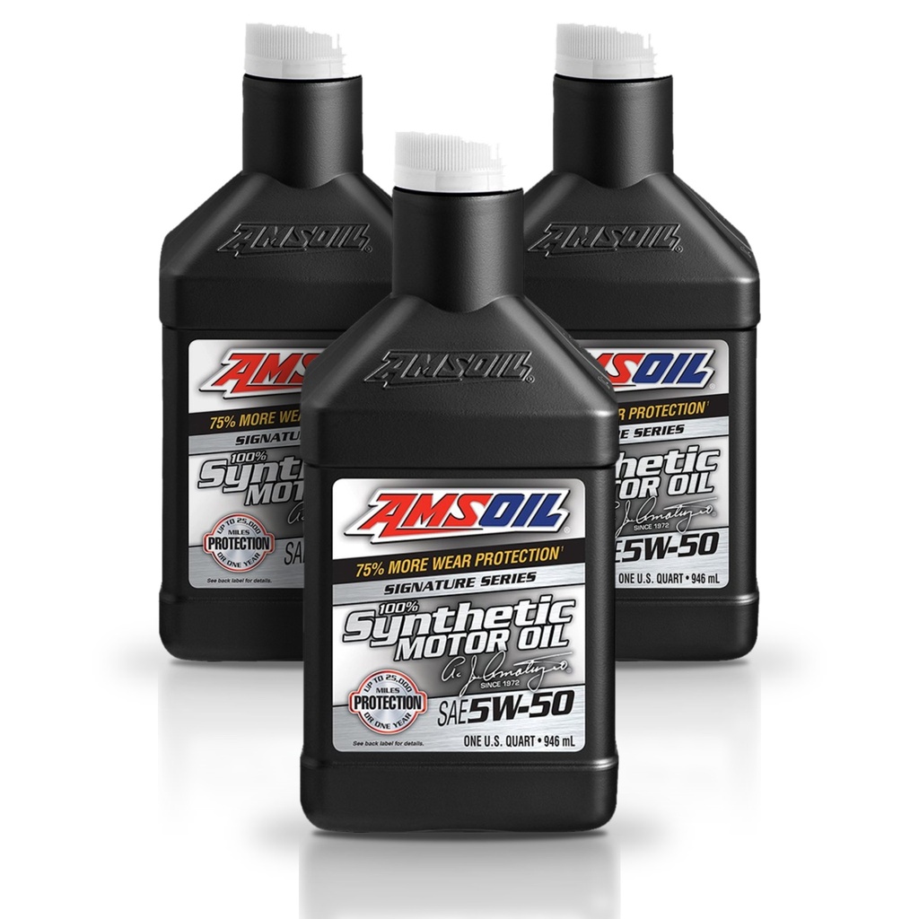 [KIT-AMAMRQT-3L] Kit 3 Litros SAE 5W50 Synthetic Motor Oil AMSOIL