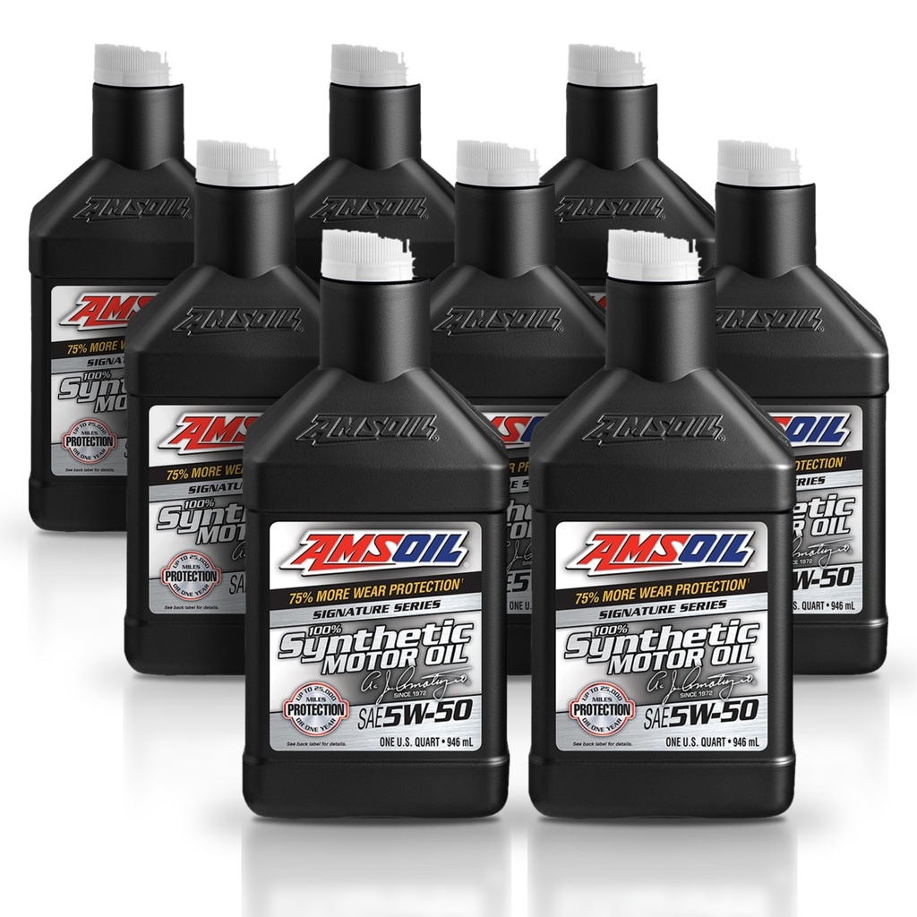 [KIT-AMAMRQT-8L] Kit 8 Litros SAE 5W50 Synthetic Motor Oil AMSOIL