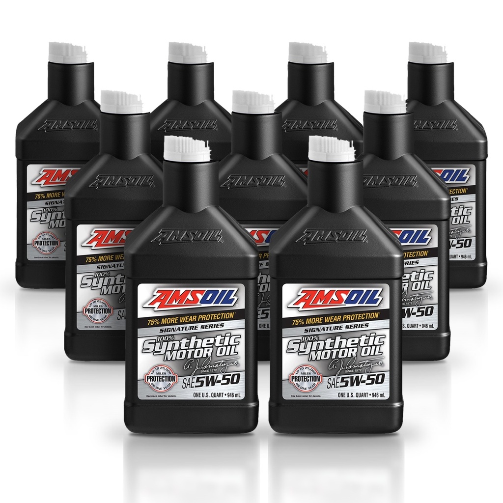 [KIT-AMAMRQT-9L] Kit 9 Litros SAE 5W50 Synthetic Motor Oil AMSOIL