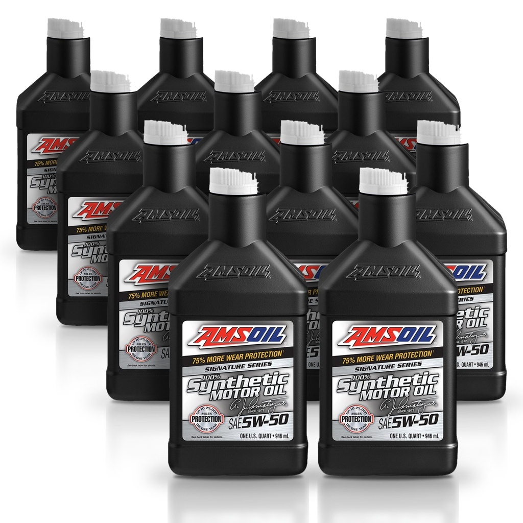 [KIT-AMAMRQT-12L] Kit 12 Litros SAE 5W50 Synthetic Motor Oil AMSOIL