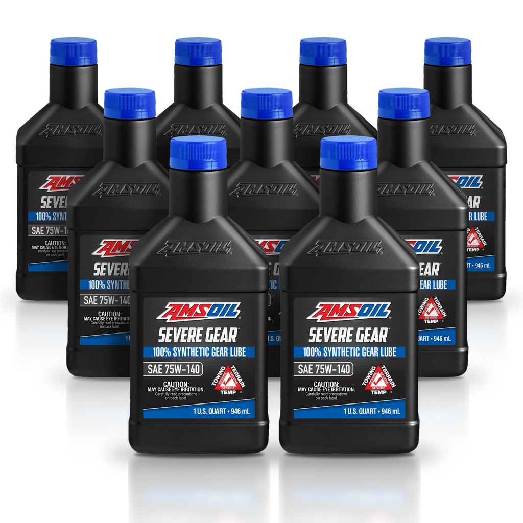 [KIT-AMSVOQT-9L] Kit 9 Litros Severe Gear® SAE 75W140 Synthetic Gear Lube AMSOIL