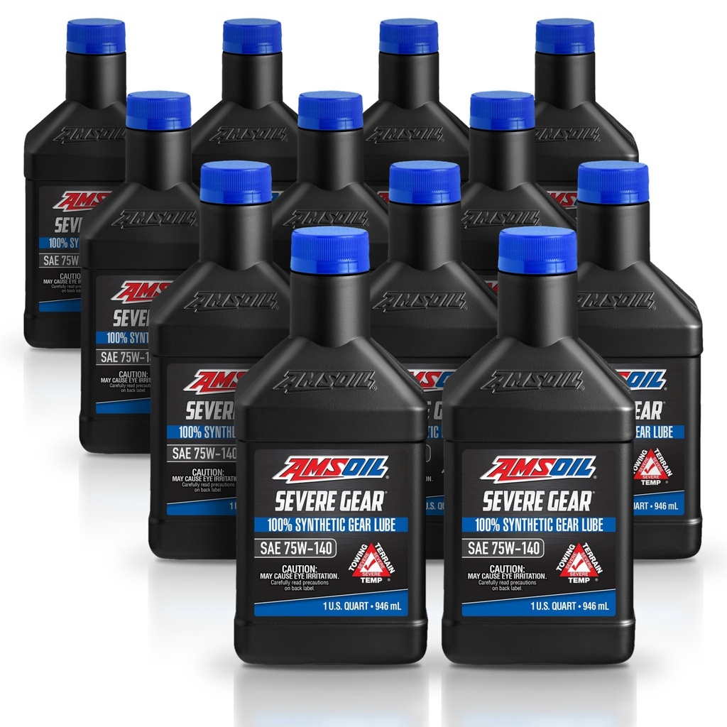 [KIT-AMSVOQT-12L] Kit 12 Litros Severe Gear® SAE 75W140 Synthetic Gear Lube AMSOIL