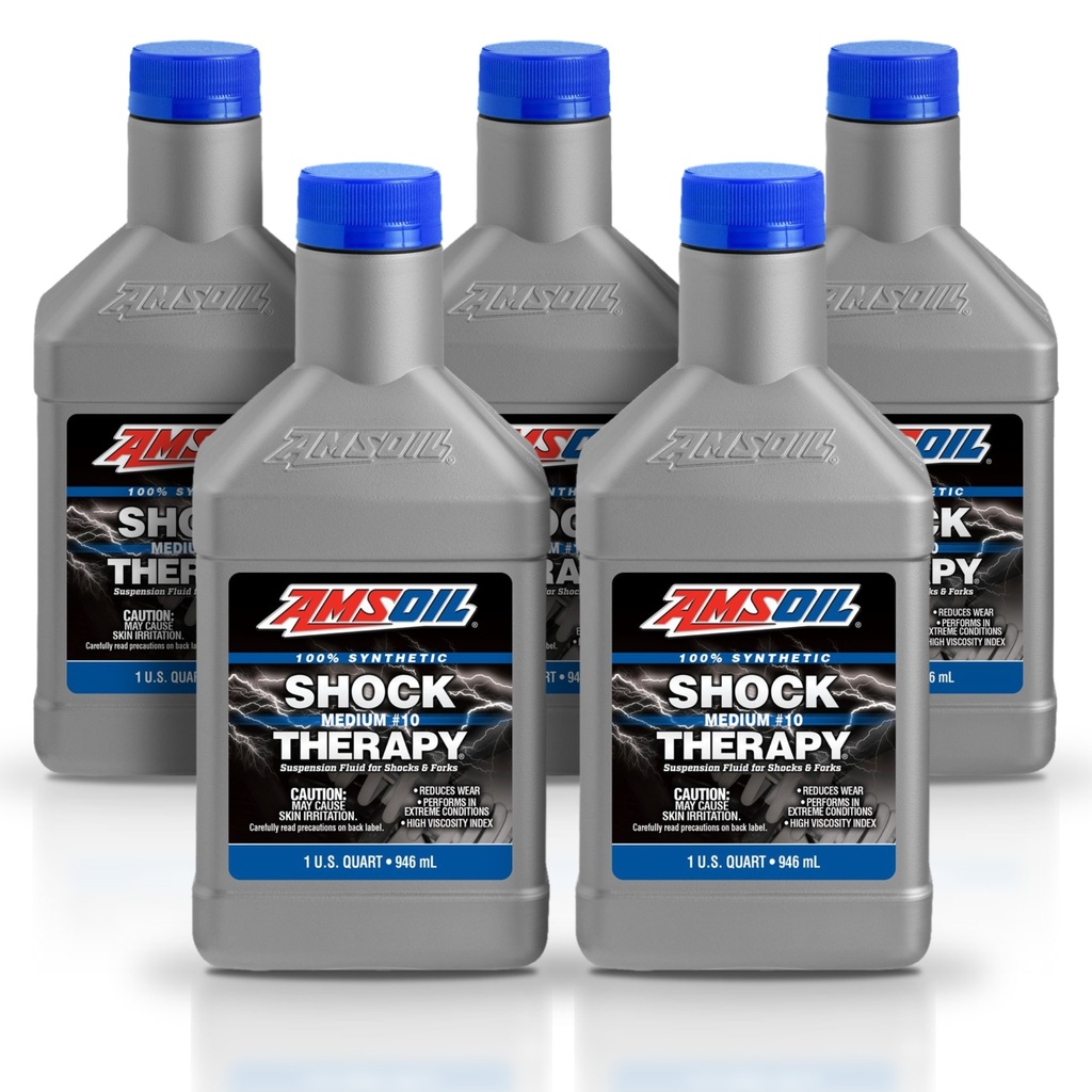 [KIT-AMSTMQT-5L] Kit 5 Litros Shock Therapy Suspension Fluid #10 Medium AMSOIL
