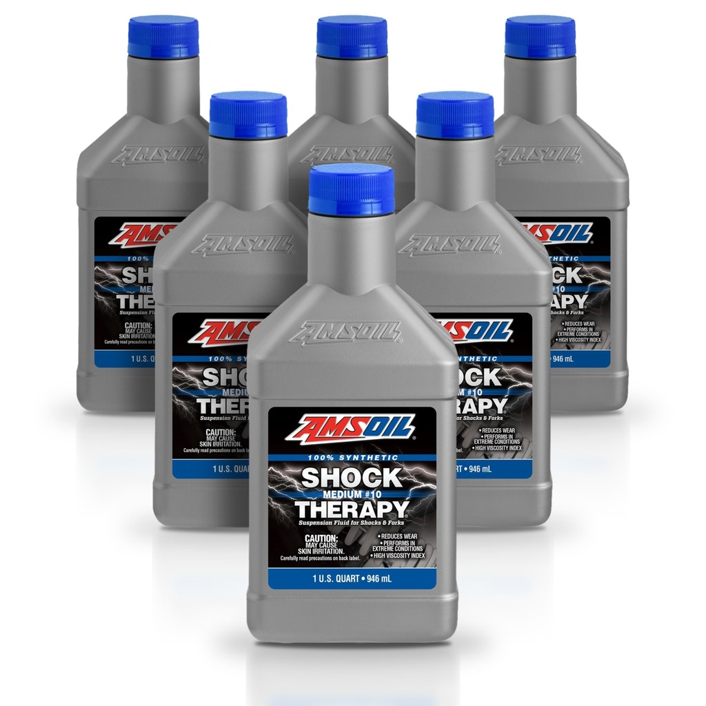 [KIT-AMSTMQT-6L] Kit 6 Litros Shock Therapy Suspension Fluid #10 Medium AMSOIL