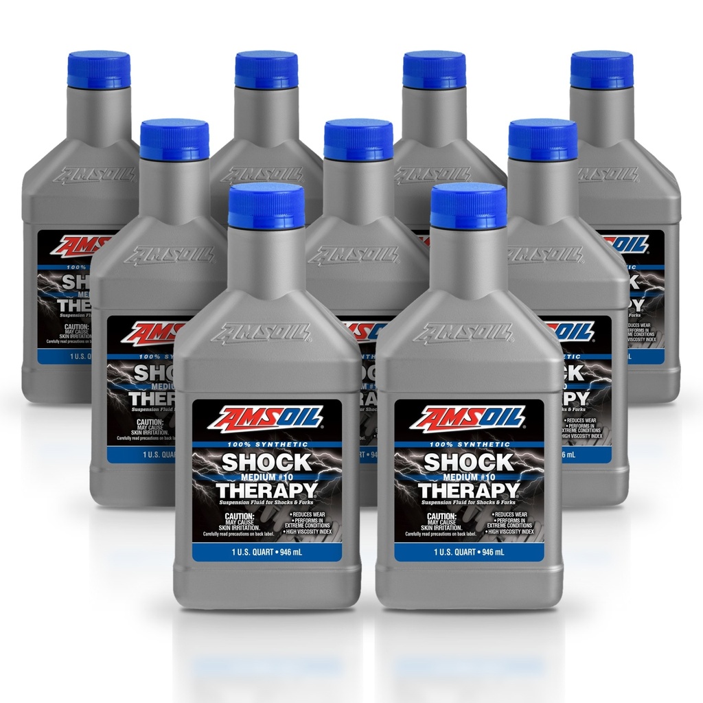 [KIT-AMSTMQT-9L] Kit 9 Litros Shock Therapy Suspension Fluid #10 Medium AMSOIL