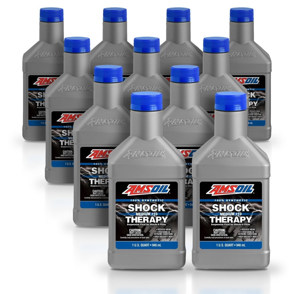 [KIT-AMSTMQT-11L] Kit 11 Litros Shock Therapy Suspension Fluid #10 Medium AMSOIL