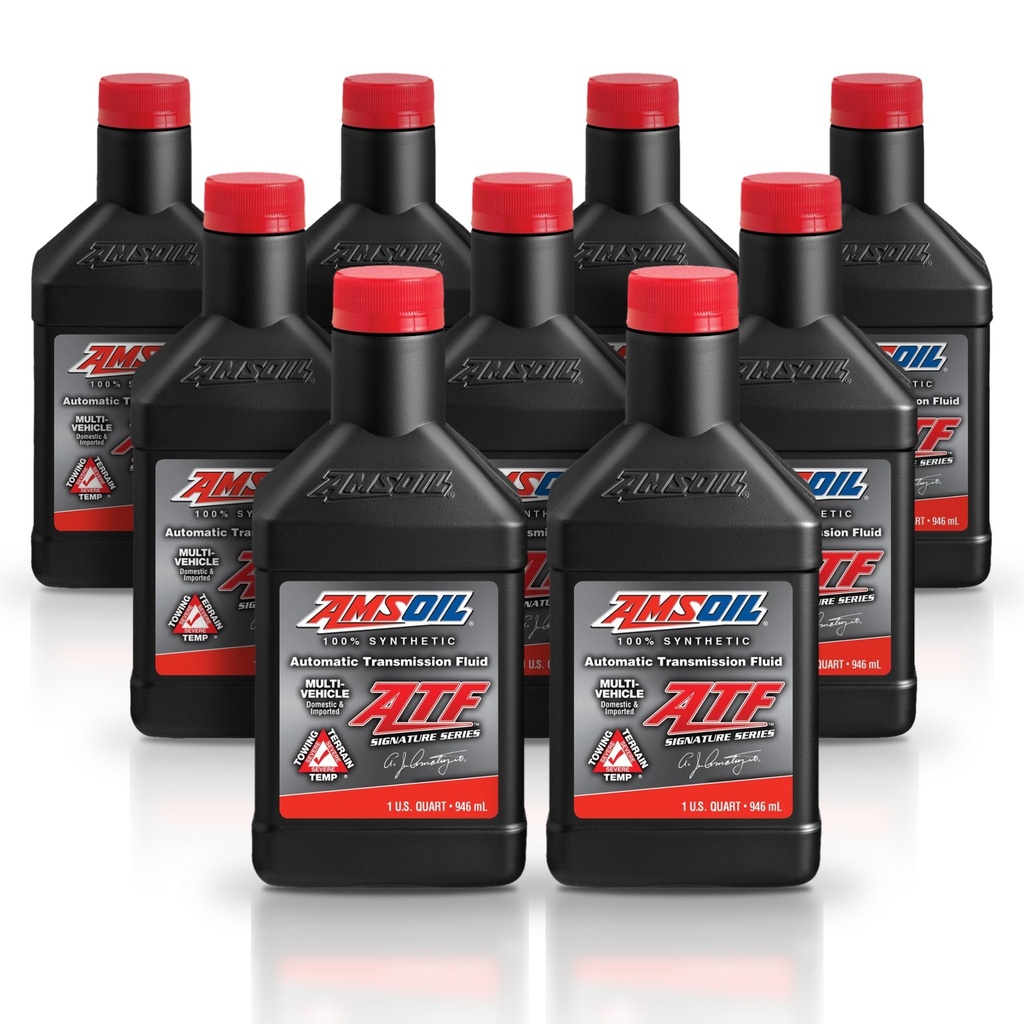 [KIT-AMATFQT-9L] Kit 9 Litros Signature Series Multi-Vehicle Synthetic Automatic Transmission Fluid AMSOIL