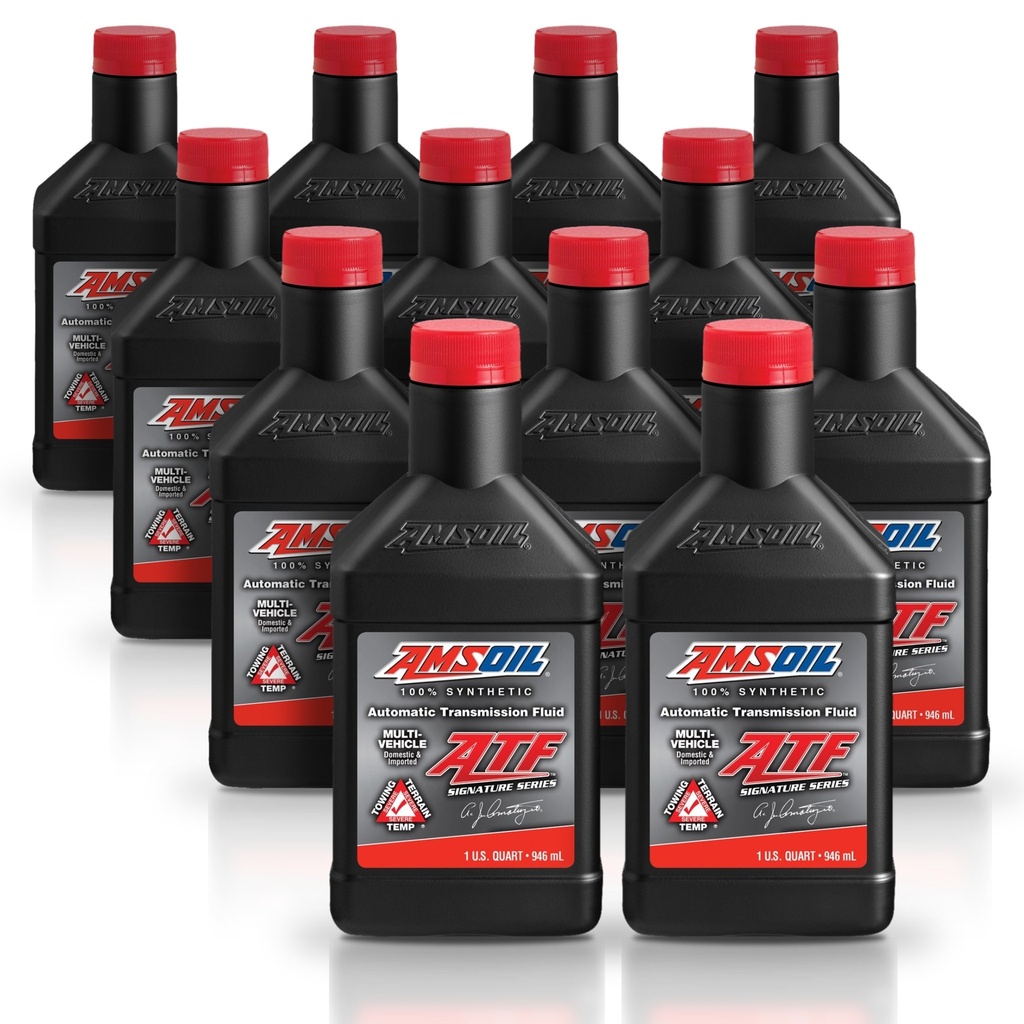 [KIT-AMATFQT-12L] Kit 12 Litros Signature Series Multi-Vehicle Synthetic Automatic Transmission Fluid AMSOIL