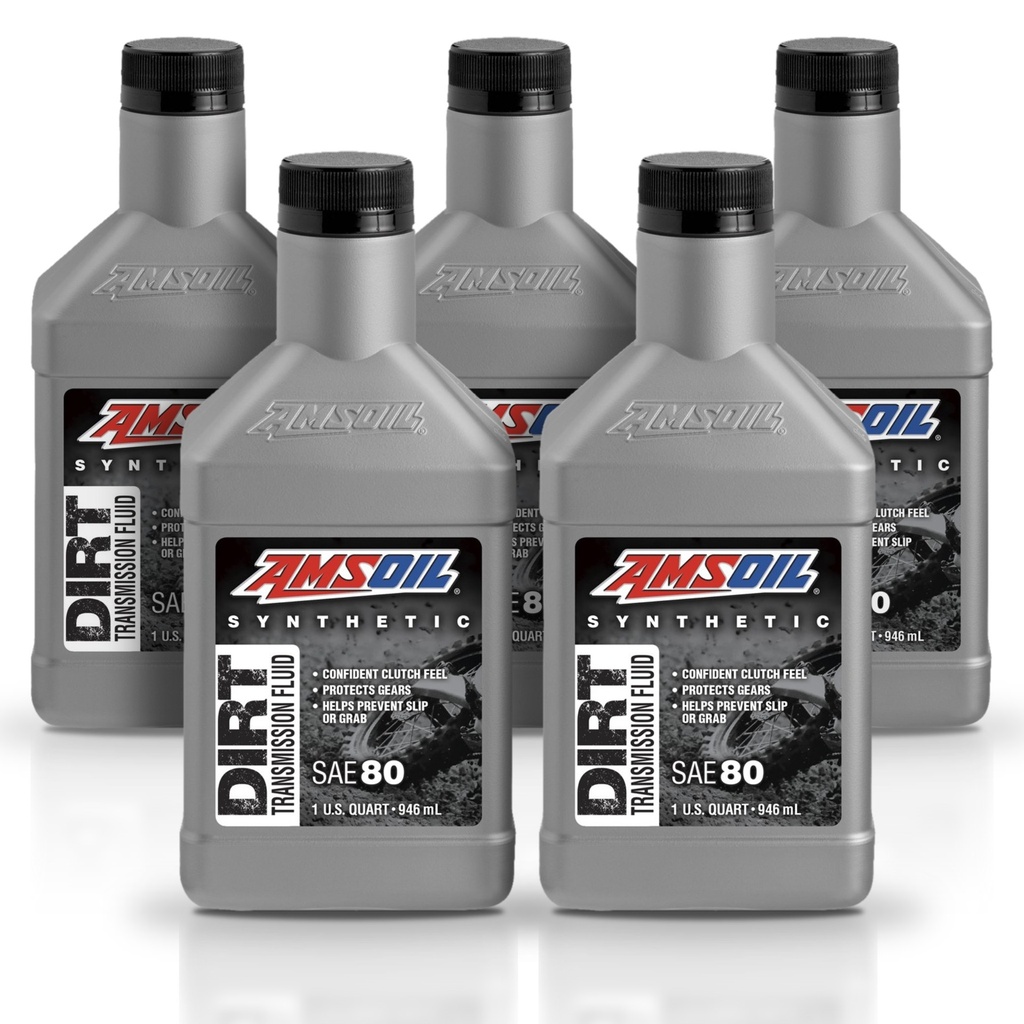 [KIT-AMDBTFQT-5L] Kit 5 Litros Synethetic Dirt Bike Transmission Fluid AMSOIL
