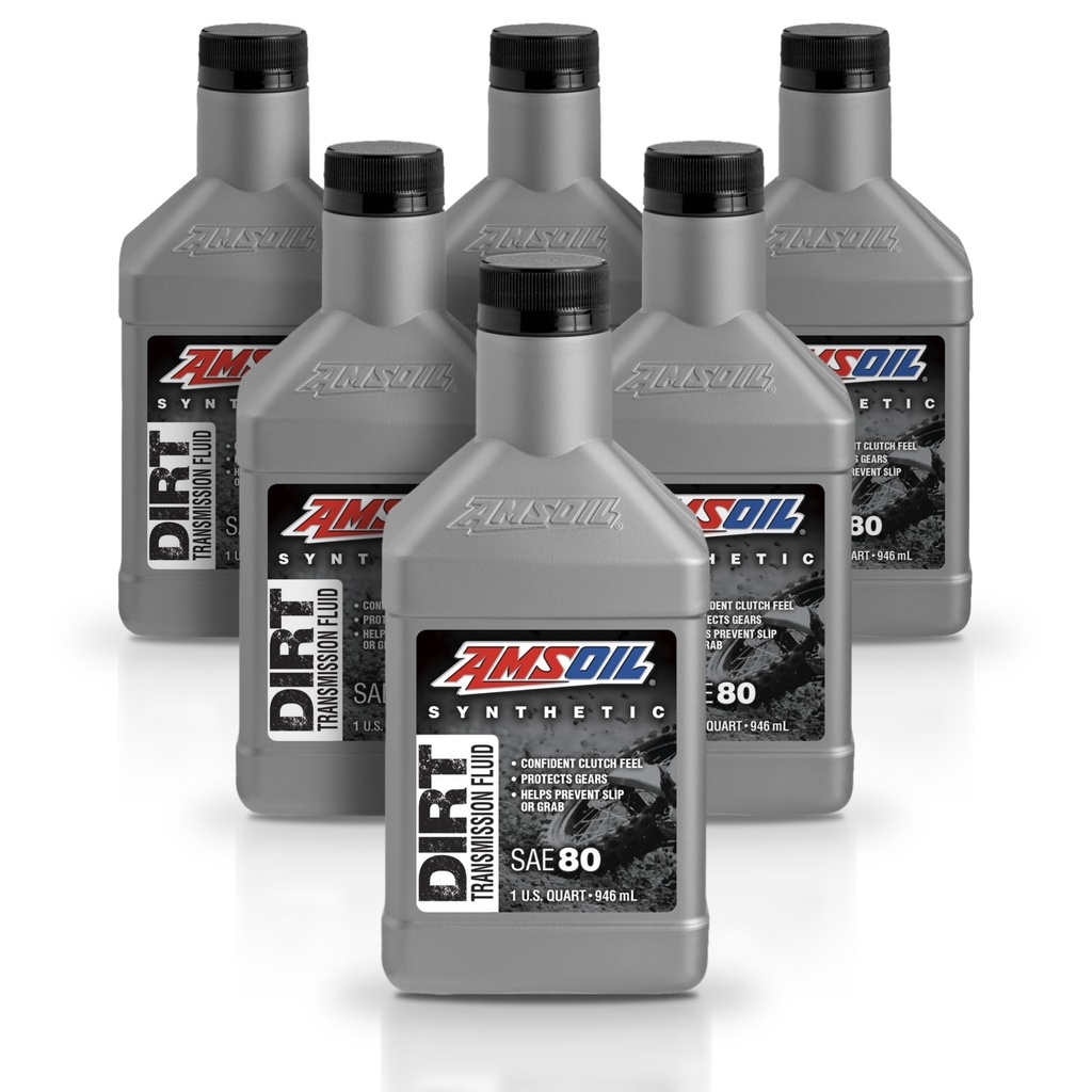 [KIT-AMDBTFQT-6L] Kit 6 Litros Synethetic Dirt Bike Transmission Fluid AMSOIL