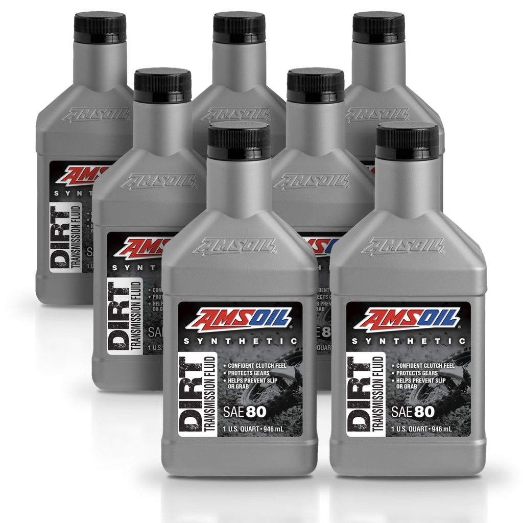 [KIT-AMDBTFQT-7L] Kit 7 Litros Synethetic Dirt Bike Transmission Fluid AMSOIL