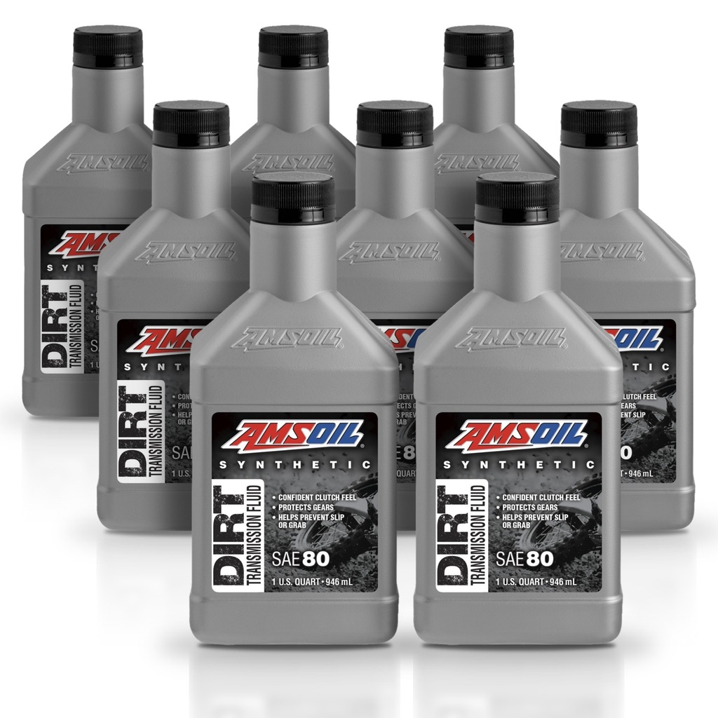 [KIT-AMDBTFQT-8L] Kit 8 Litros Synethetic Dirt Bike Transmission Fluid AMSOIL