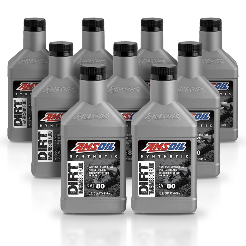 [KIT-AMDBTFQT-9L] Kit 9 Litros Synethetic Dirt Bike Transmission Fluid AMSOIL