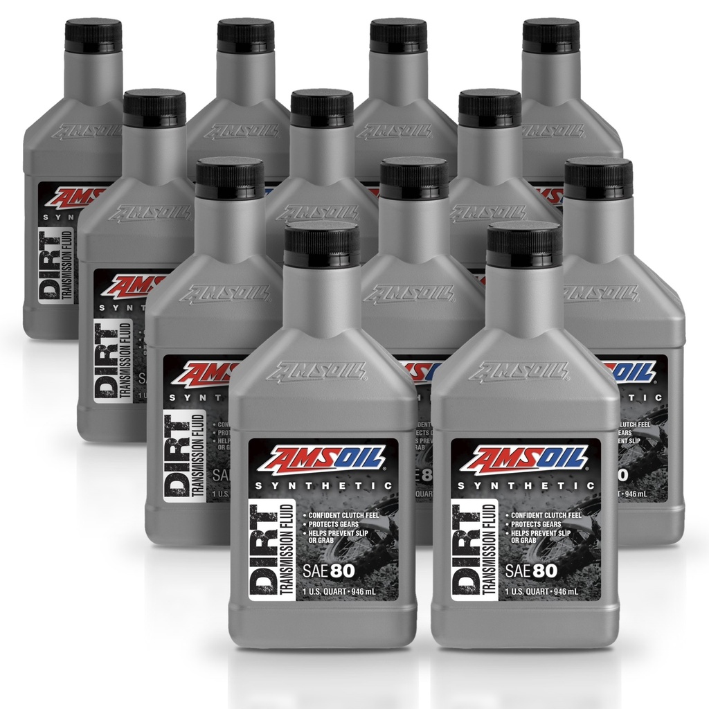 [KIT-AMDBTFQT-12L] Kit 12 Litros Synethetic Dirt Bike Transmission Fluid AMSOIL