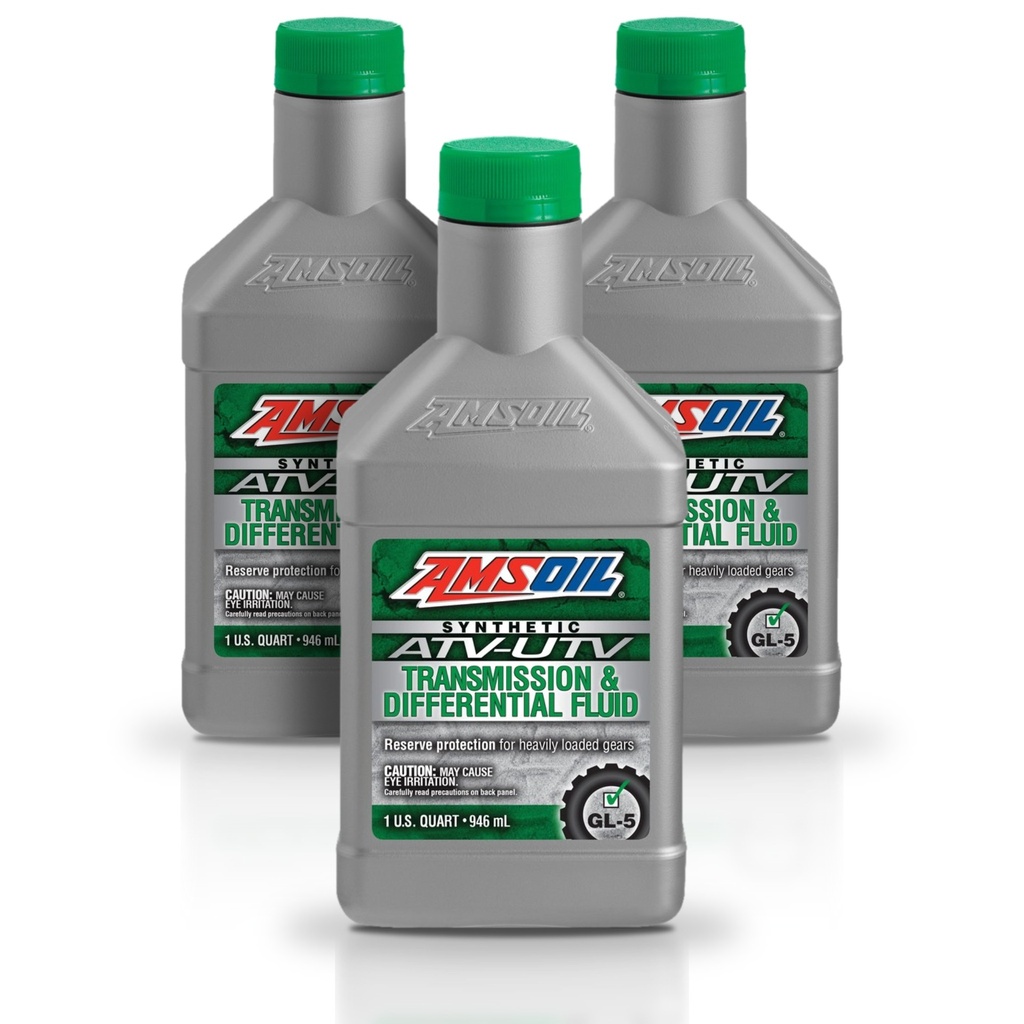 [KIT-AMAUDTQT-3L] Kit 3 Litros Synthetic ATV/UTV Transmission & Differential Fluid AMSOIL