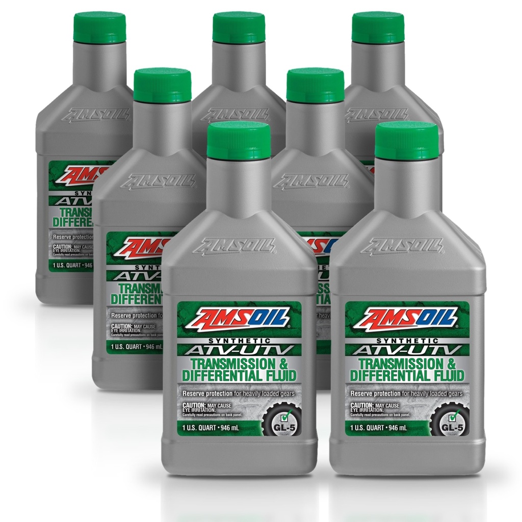 [KIT-AMAUDTQT-7L] Kit 7 Litros Synthetic ATV/UTV Transmission & Differential Fluid AMSOIL