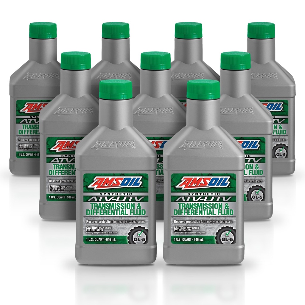 [KIT-AMAUDTQT-9L] Kit 9 Litros Synthetic ATV/UTV Transmission & Differential Fluid AMSOIL