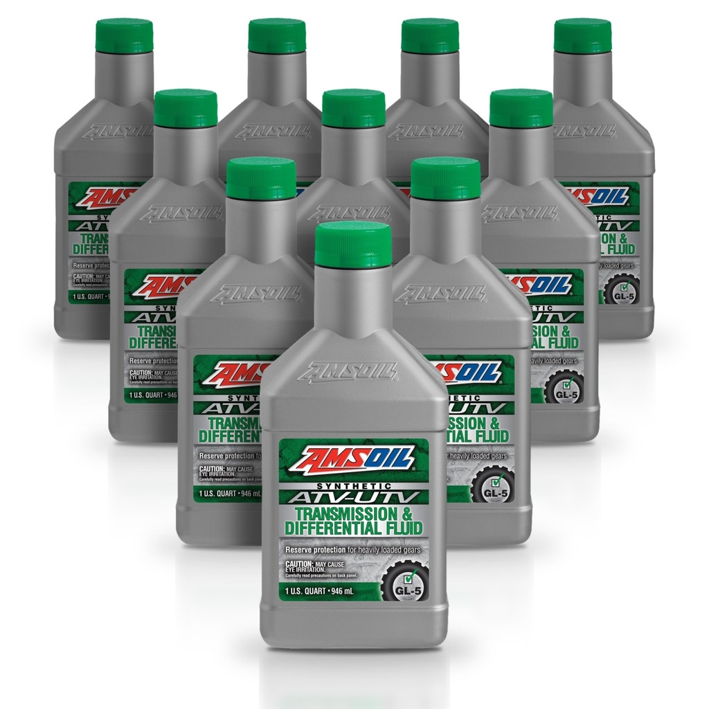 [KIT-AMAUDTQT-10L] Kit 10 Litros Synthetic ATV/UTV Transmission & Differential Fluid AMSOIL