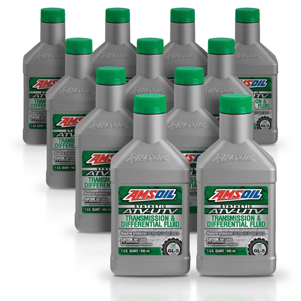 [KIT-AMAUDTQT-11L] Kit 11 Litros Synthetic ATV/UTV Transmission & Differential Fluid AMSOIL
