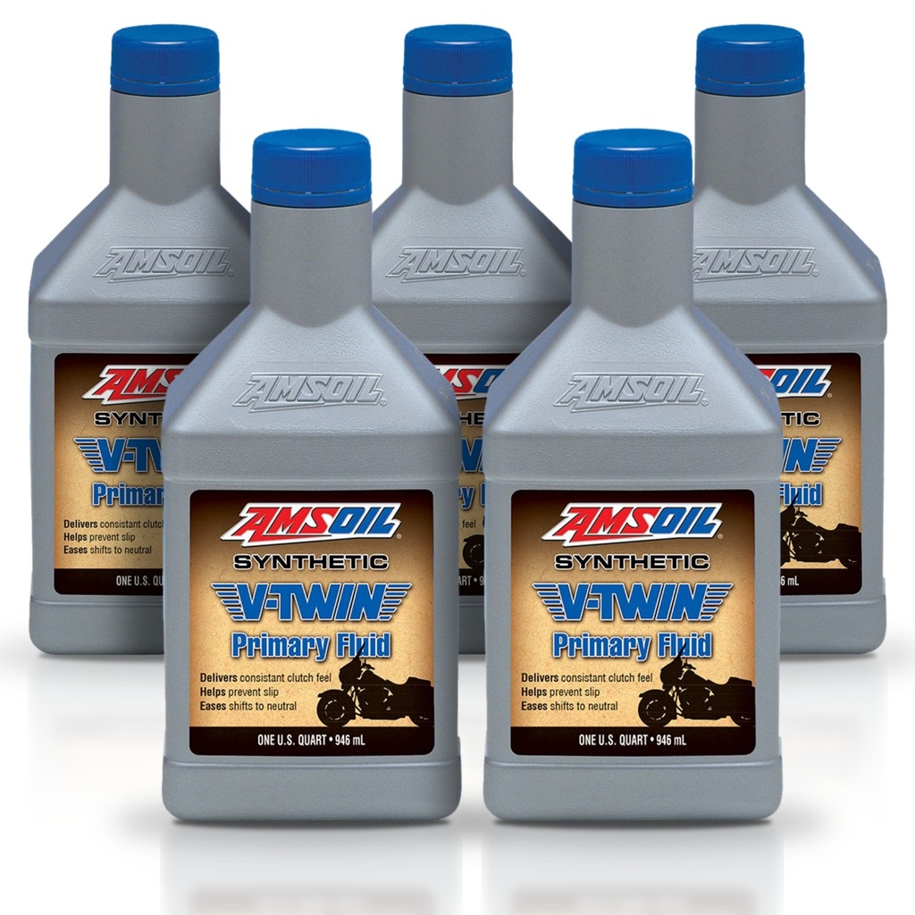 [KIT-AMMVPQT-5L] Kit 5 Litros Synthetic V-Twin Primary Fluid AMSOIL
