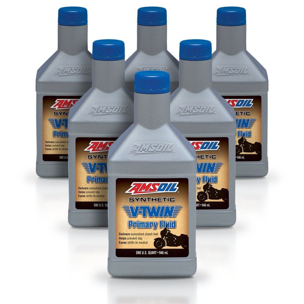[KIT-AMMVPQT-6L] Kit 6 Litros Synthetic V-Twin Primary Fluid AMSOIL