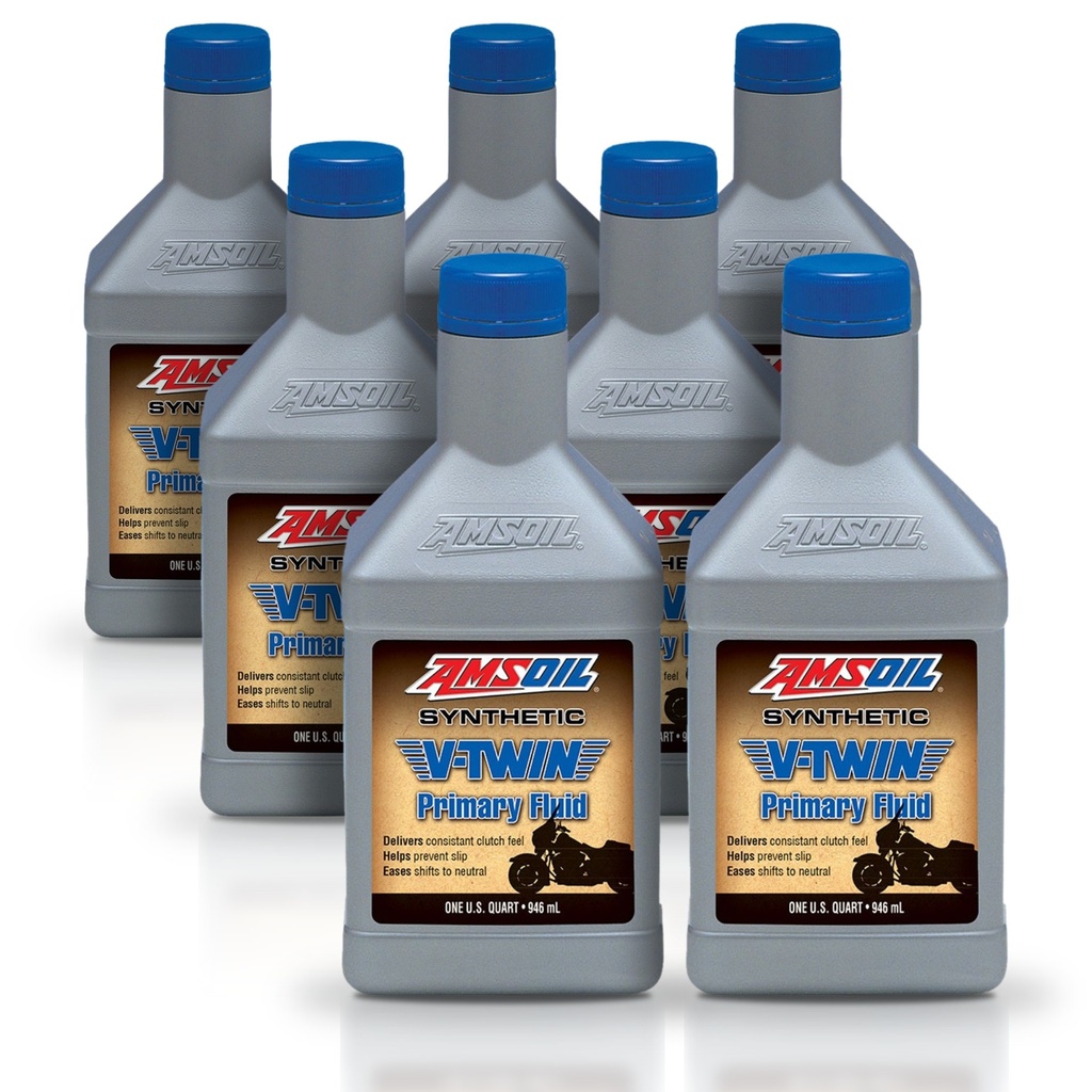 [KIT-AMMVPQT-7L] Kit 7 Litros Synthetic V-Twin Primary Fluid AMSOIL