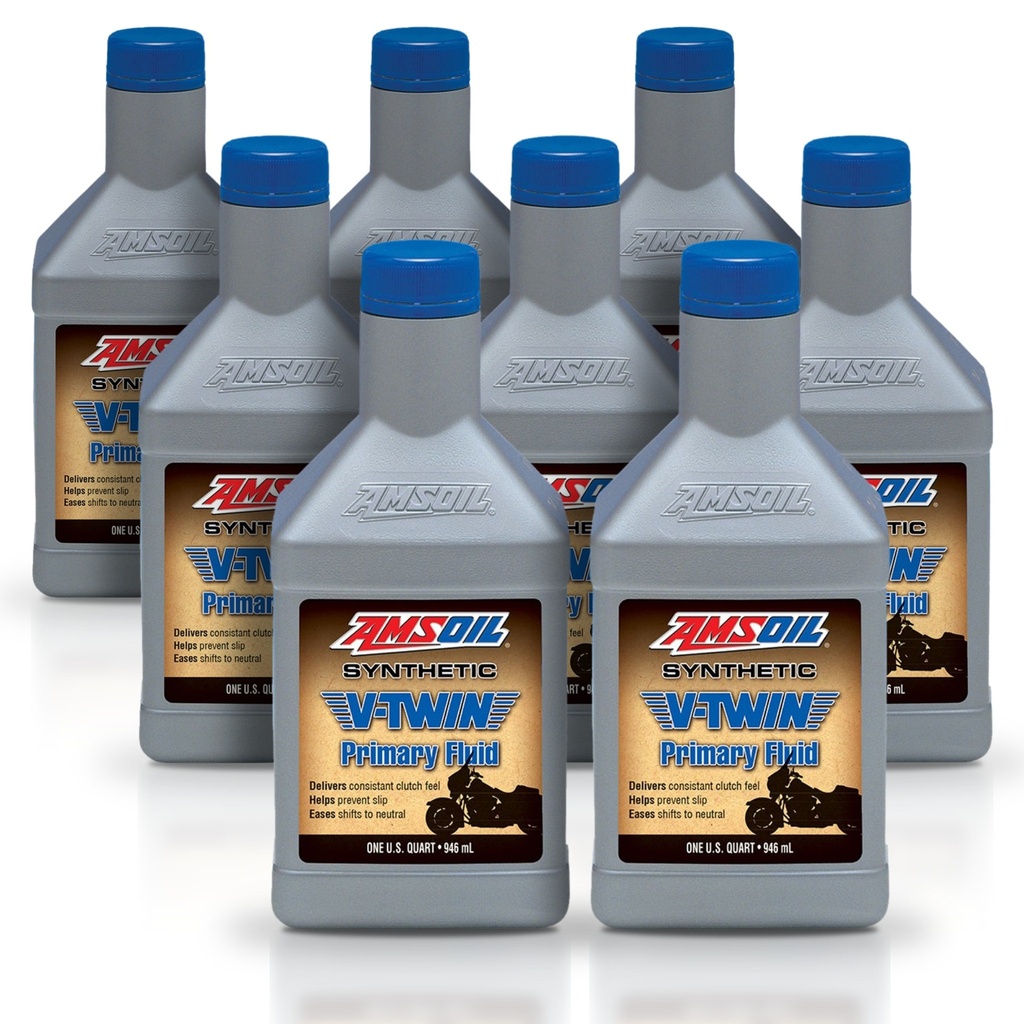 [KIT-AMMVPQT-8L] Kit 8 Litros Synthetic V-Twin Primary Fluid AMSOIL