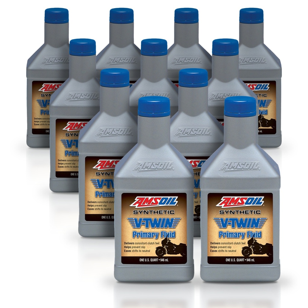 [KIT-AMMVPQT-11L] Kit 11 Litros Synthetic V-Twin Primary Fluid AMSOIL