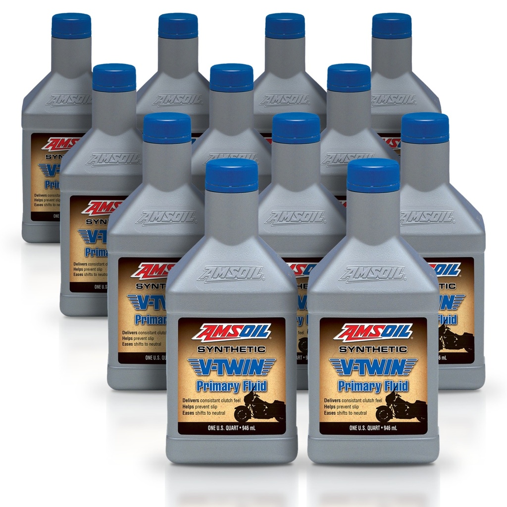 [KIT-AMMVPQT-12L] Kit 12 Litros Synthetic V-Twin Primary Fluid AMSOIL