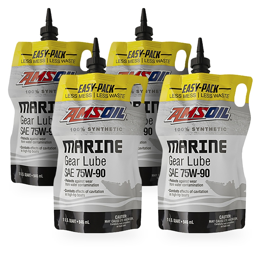 [KIT-AMAGMPK-4L] Kit 4 Litros SAE 75W/80W90 Universal Synthetic Marine Gear Lube AMSOIL