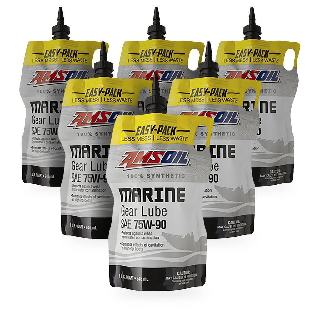 [KIT-AMAGMPK-6L] Kit 6 Litros SAE 75W/80W90 Universal Synthetic Marine Gear Lube AMSOIL