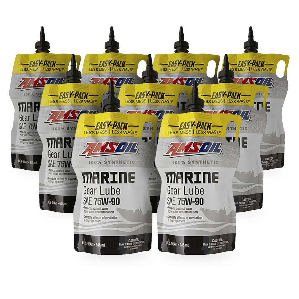 [KIT-AMAGMPK-9L] Kit 9 Litros SAE 75W/80W90 Universal Synthetic Marine Gear Lube AMSOIL
