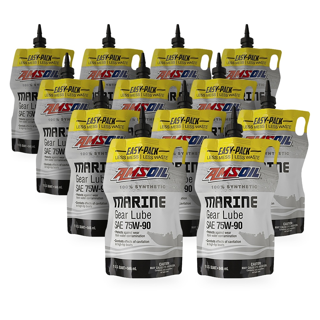 [KIT-AMAGMPK-12L] Kit 12 Litros SAE 75W/80W90 Universal Synthetic Marine Gear Lube AMSOIL
