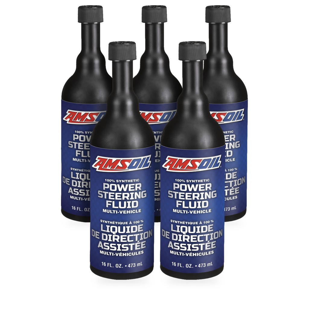 [KIT-AMPSFCN-5L] Kit 5 Litros Synthetic Multi-Vehicle Power Steering Fluid AMSOIL