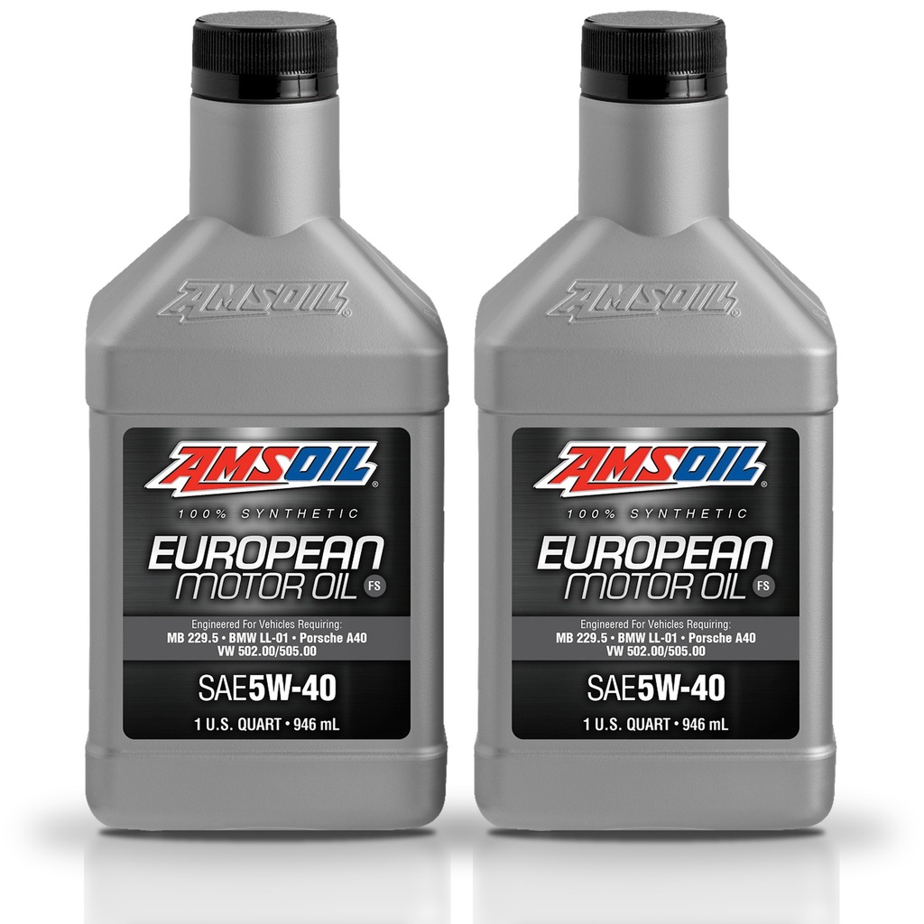 [KIT-AMEFMQT-2L] Kit 2 Litros European Car Formula 5W40 FS Synthetic Motor Oil AMSOIL