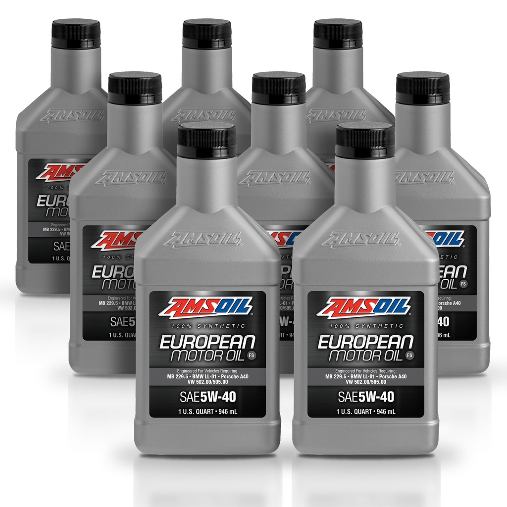 [KIT-AMEFMQT-8L] Kit 8 Litros European Car Formula 5W40 FS Synthetic Motor Oil AMSOIL