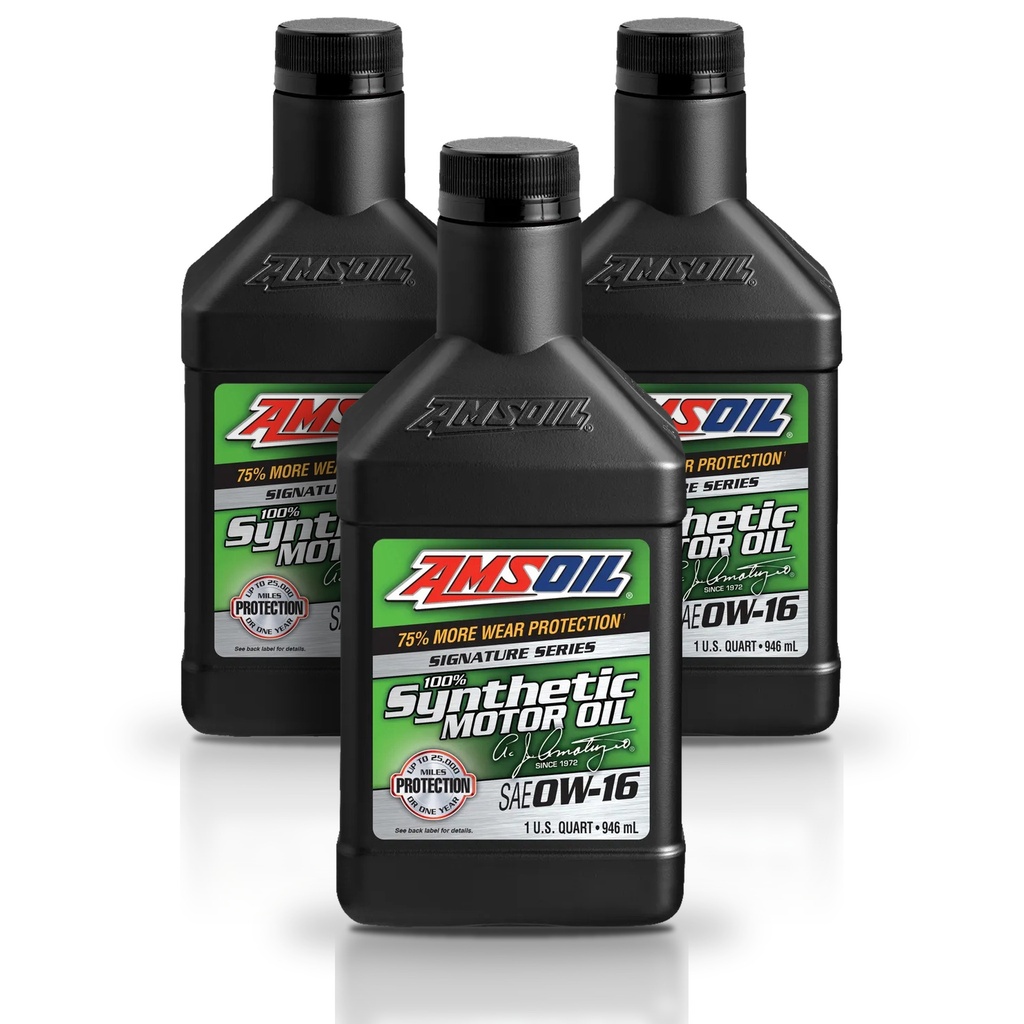 [KIT-AMAZSQT-3L] Kit 3 Litros Aceite Sintético AMSOIL Signature Series 0W16 AMSOIL