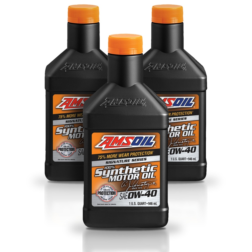 [KIT-AMAZFQT-3L] Kit 3 Litros SAE 0W40 Synthetic Motor Oil AMSOIL