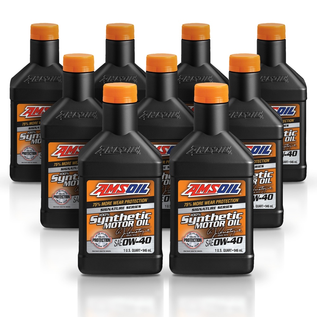 [KIT-AMAZFQT-9L] Kit 9 Litros SAE 0W40 Synthetic Motor Oil AMSOIL