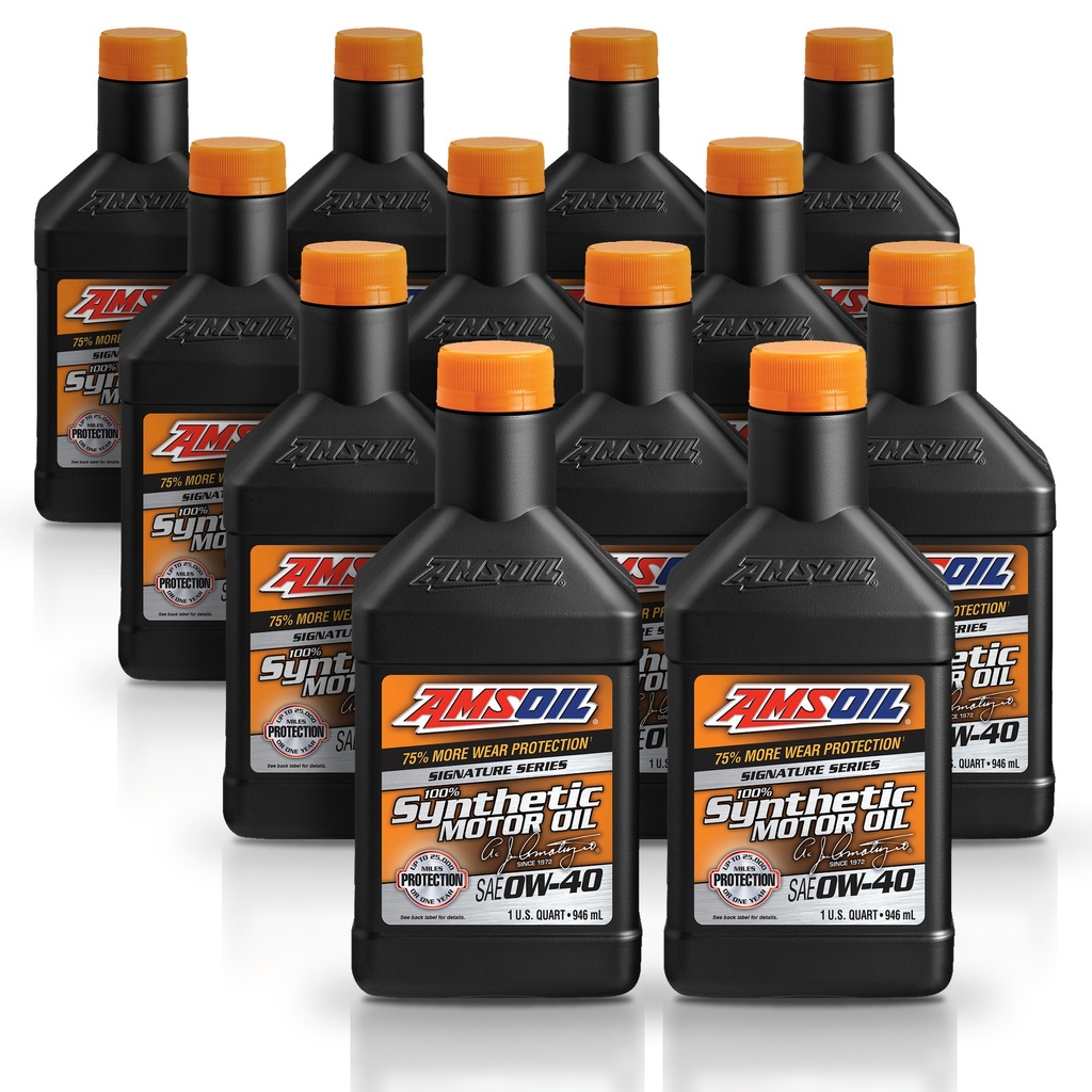 [KIT-AMAZFQT-12L] Kit 12 Litros SAE 0W40 Synthetic Motor Oil AMSOIL