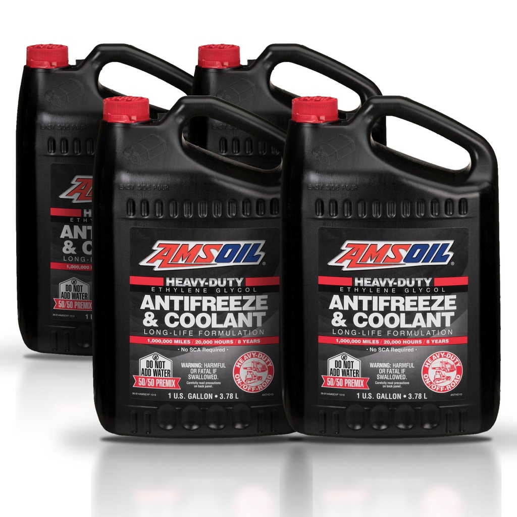 [KIT-AMANTHD1G-4G] Kit 4 Galones Heavy Duty Antifreeze & Coolant
