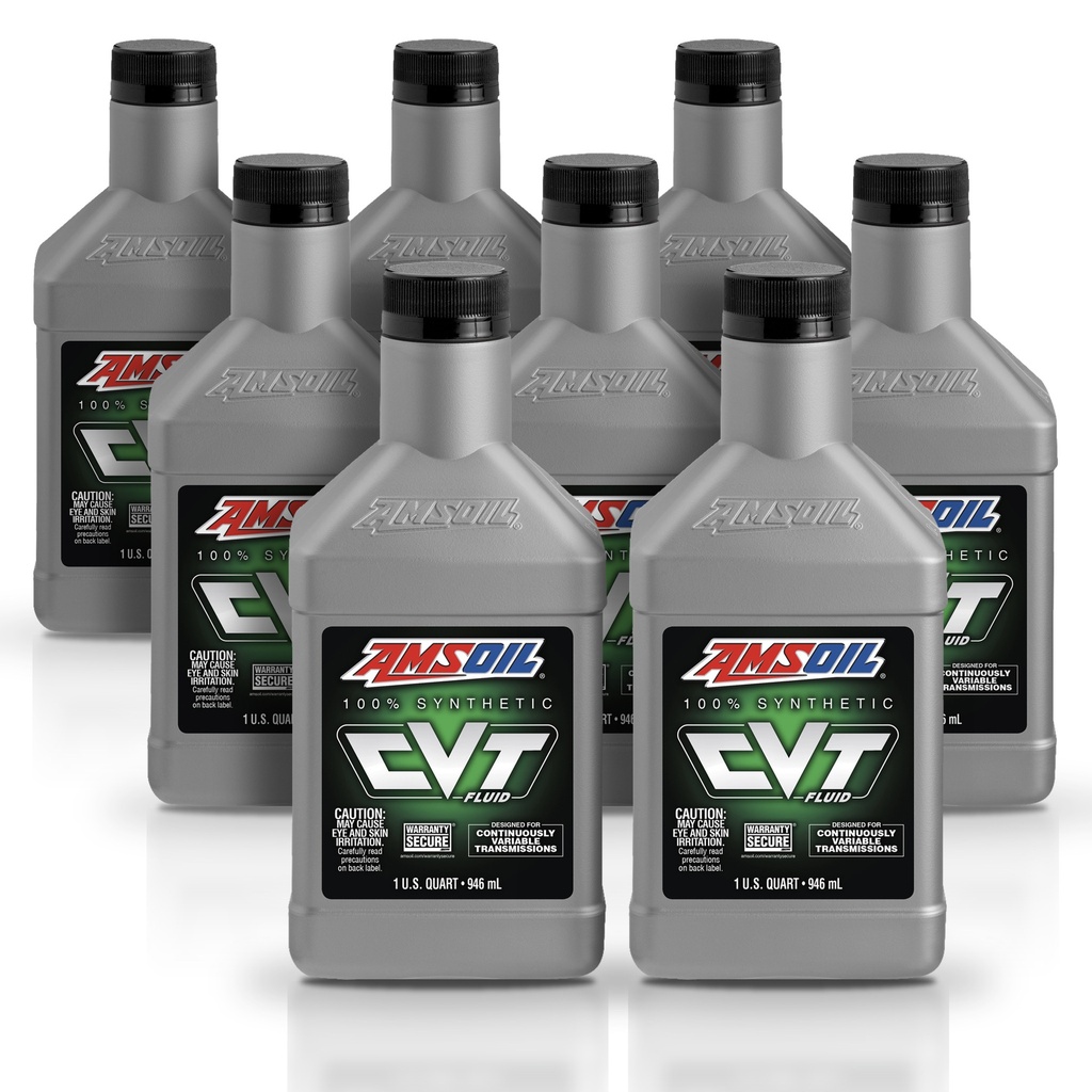 [KIT-AMCVTQT-8L] Kit 8 Litros ACEITE SINTETICO AMSOIL CAJA CVT 946 ML