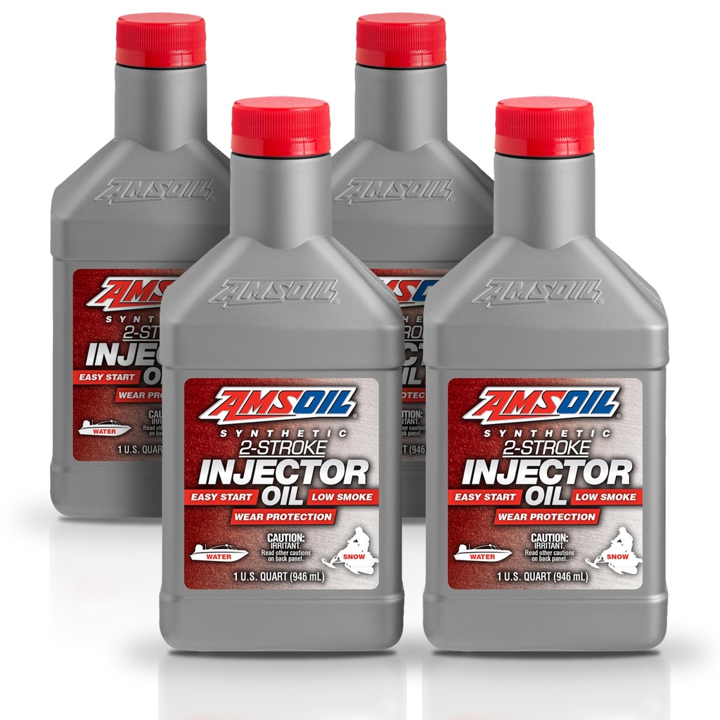 [KIT-AMAIOQT-4L] Kit 4 Aceites 2 Tiempos Amsoil Marino Lancha 4 Litros