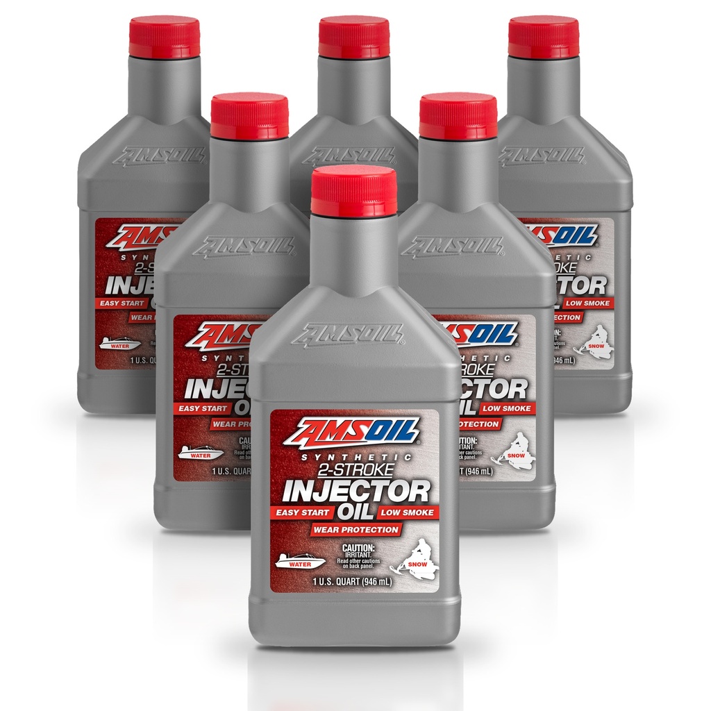 [KIT-AMAIOQT-6L] Kit 6 Aceites 2 Tiempos Amsoil Marino Lancha 6 Litros